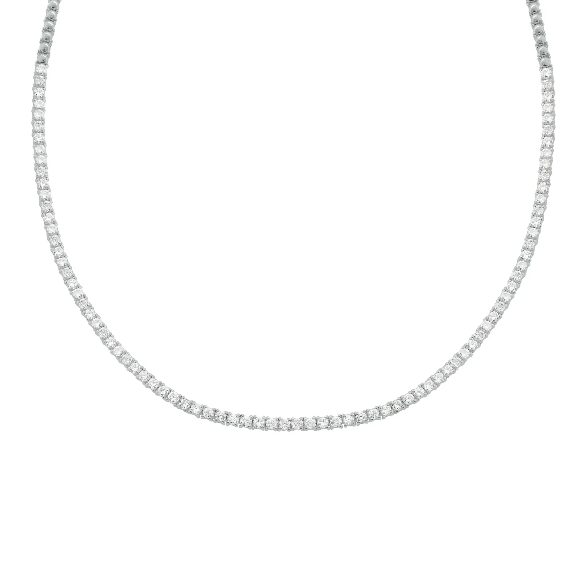 14K GOLD 2.78 CT DIAMOND ARIANA TENNIS NECKLACE