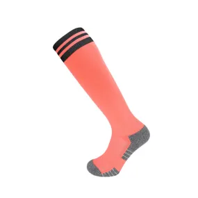 3 Pack Mens Neon Coloured Football Socks Orange