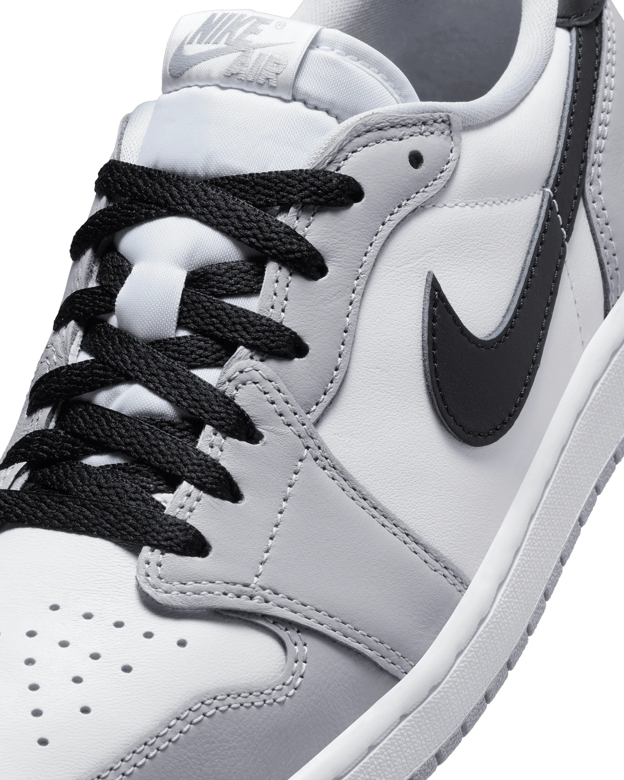 Air Jordan 1 Retro Low OG - White / Black / Wolf Grey