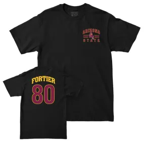 Arizona State Football Black Victory Tee - Jayden Fortier