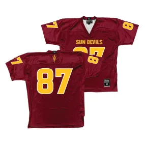 Arizona State Football Maroon Jersey - Zechariah Sample