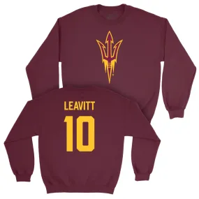 Arizona State Football Maroon Legacy Crew - Sam Leavitt