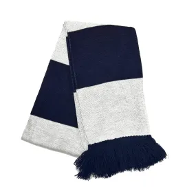 Bar Scarf (Navy Trim)