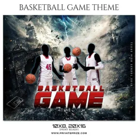 Basketball Game - Theme Sports Photography Template