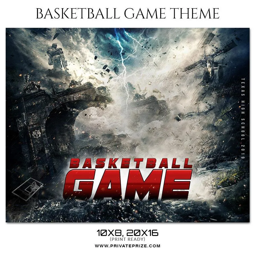 Basketball Game - Theme Sports Photography Template