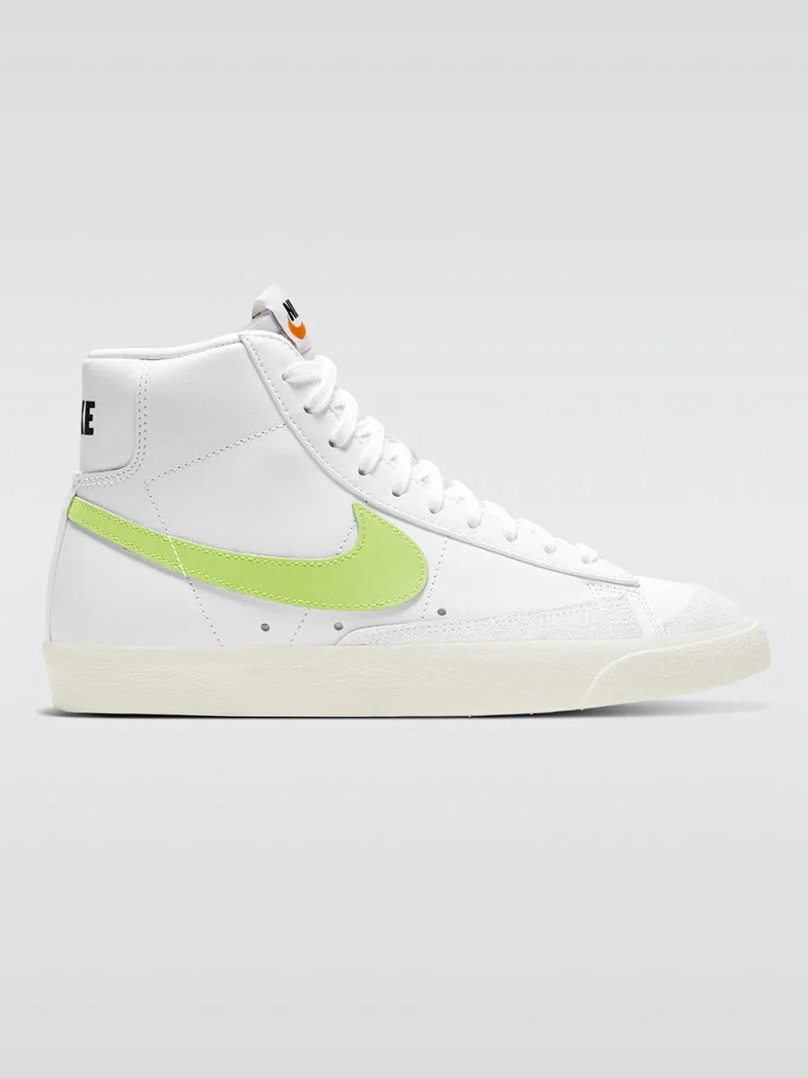 Blazer Mid '77 Sneaker - White/Barely Volt/White/Hyper Crimson Sail White