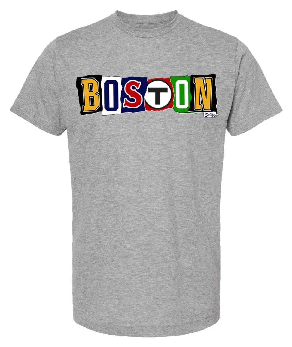 BOSTON - Ransom Note Shirt