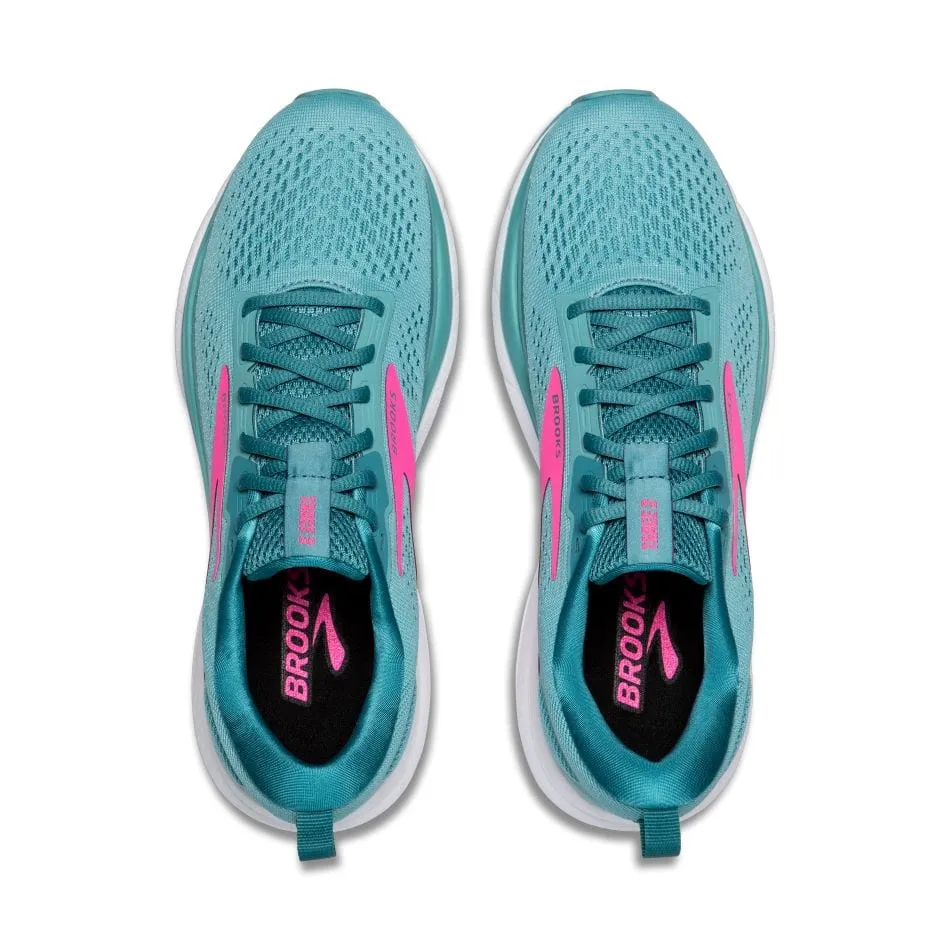 Brooks Trace 3 Women's Running Shoes AW24 Aqua/Storm/Pink