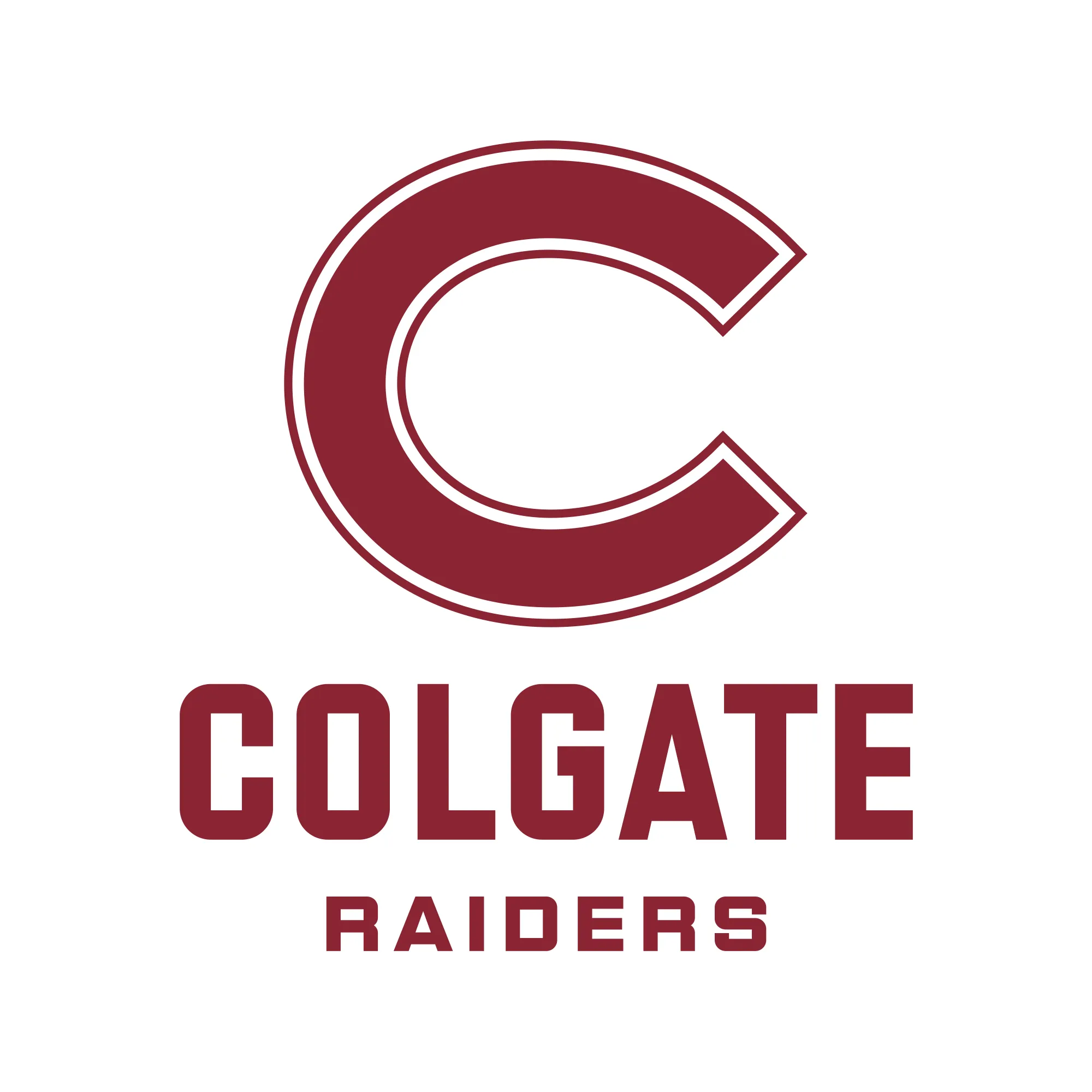 Colgate University Raiders Primary Logo Toddler Short Sleeve T Shirt - White