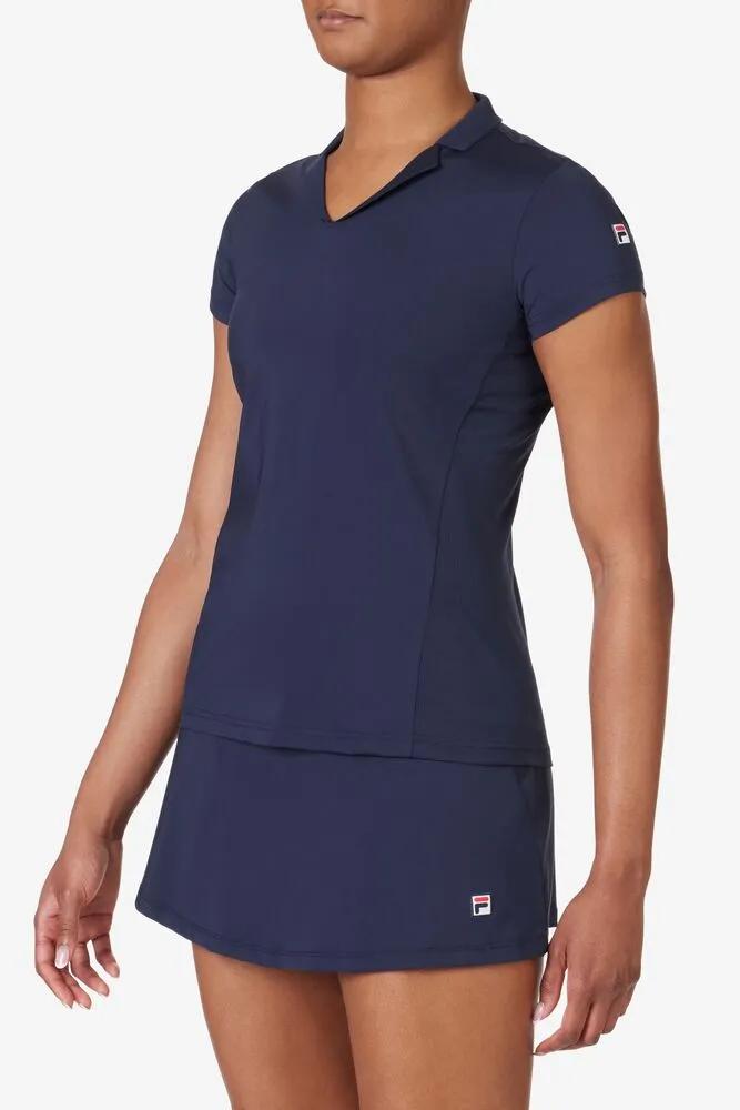 Fila Women's Essentials Pickleball or Tennis Short Sleeve Polo