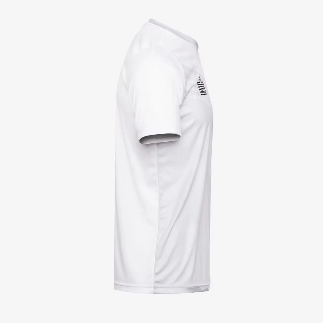 Flare SS Football Shirt - White/Grey