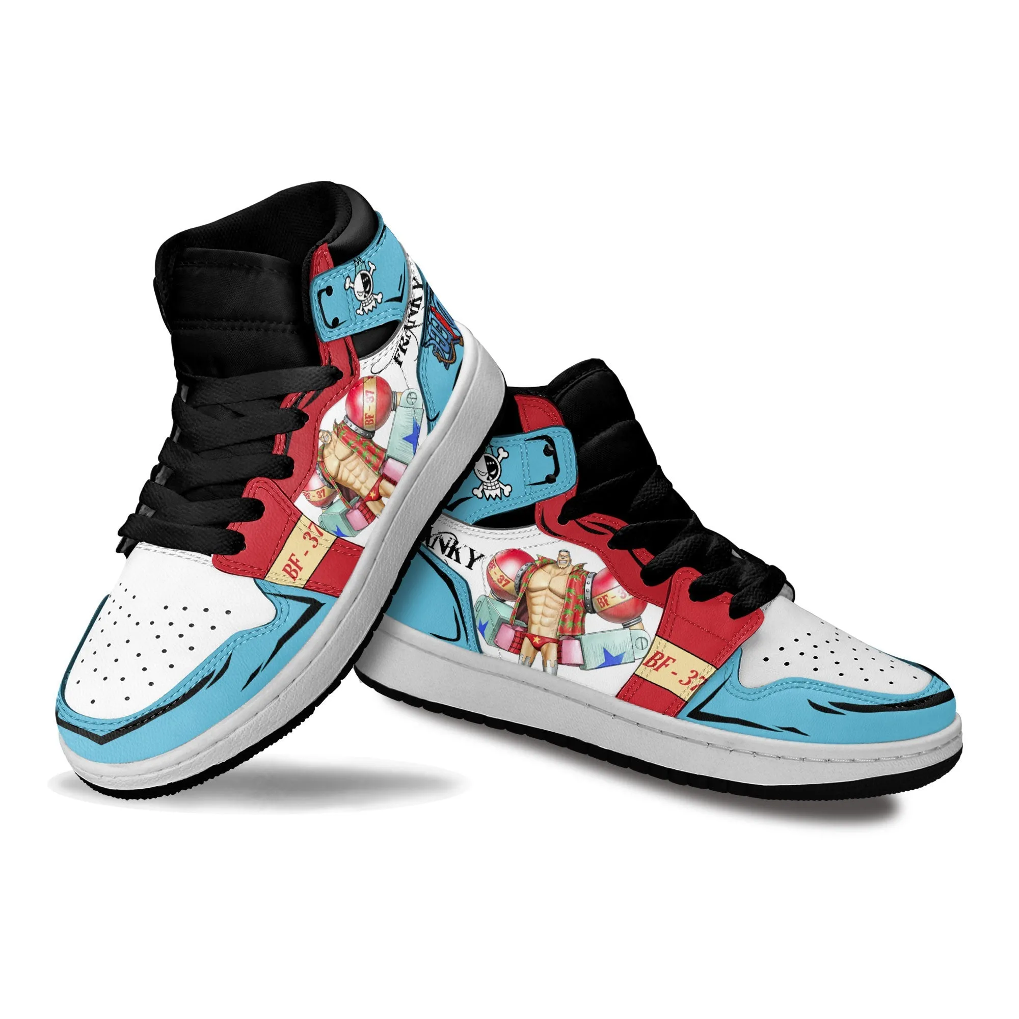 Franky Kids Sneakers Custom Anime OP Shoes For Kids