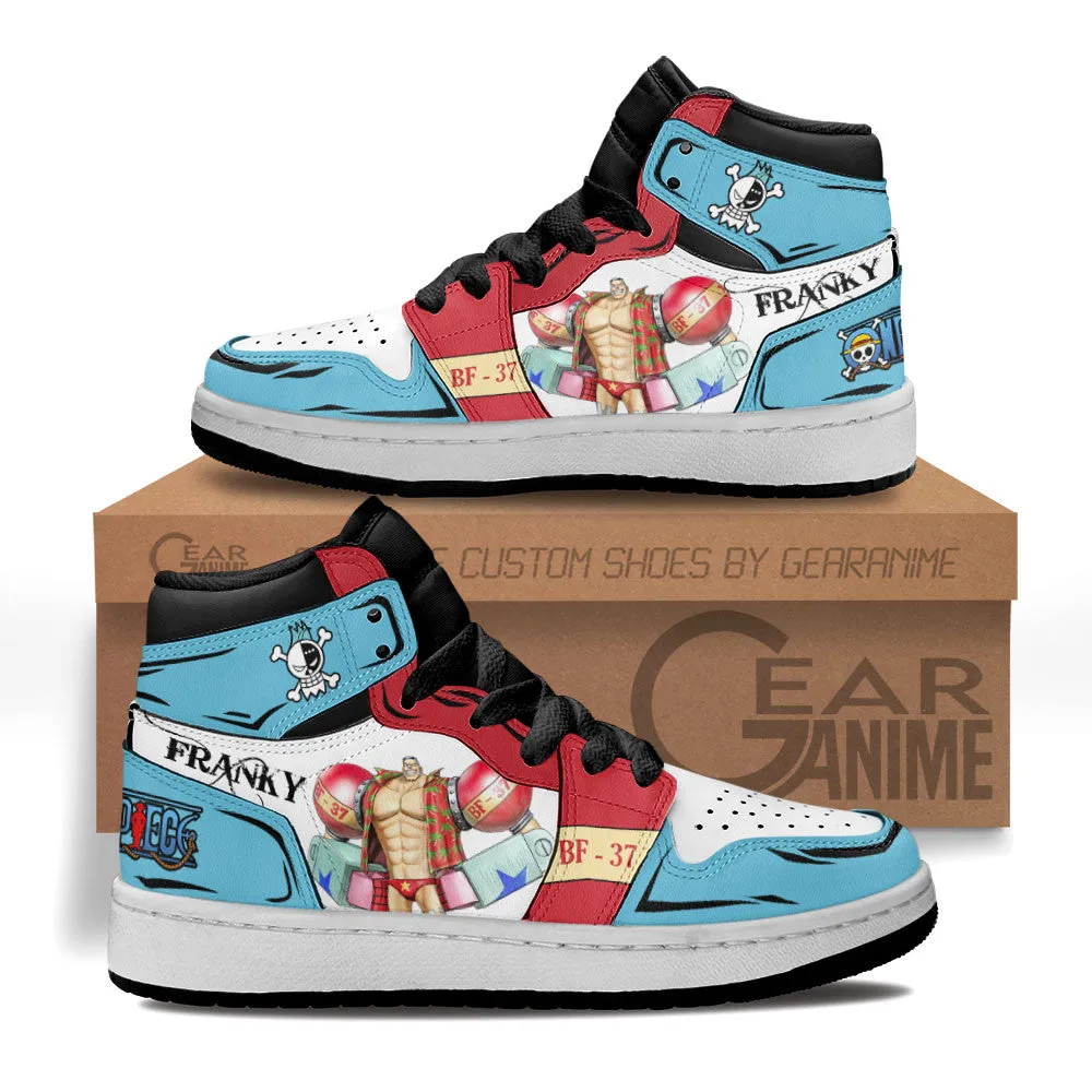 Franky Kids Sneakers Custom Anime OP Shoes For Kids