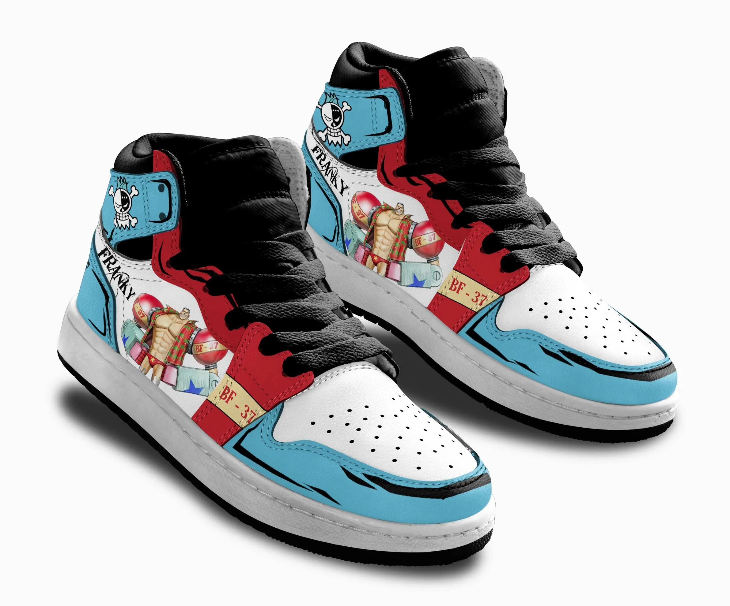 Franky Kids Sneakers Custom Anime OP Shoes For Kids