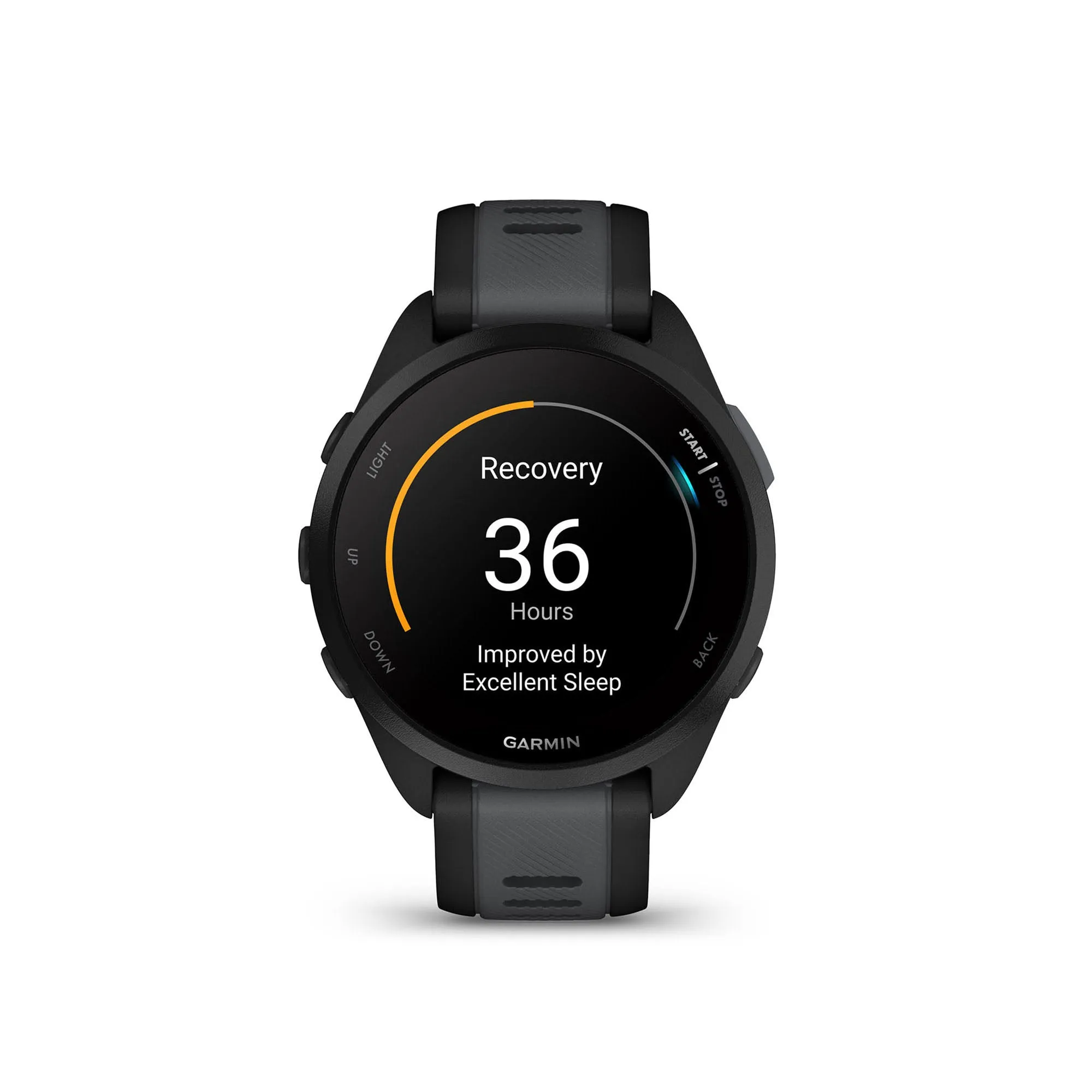 Garmin | Forerunner 165 Running Smartwatch - Black/Slate Grey