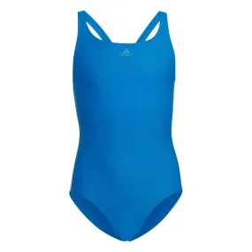 Girls' Adidas Youth 3-Stripes Swimsuit