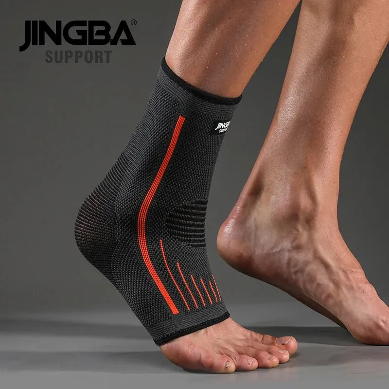 JINGBA Fast Delivery High Elastic Ankle Support Brace Basketball support Compression ankle guard socks ankle sleeve