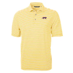 LSU Tigers Men's Polo Virtue Eco Pique Stripe Recycled