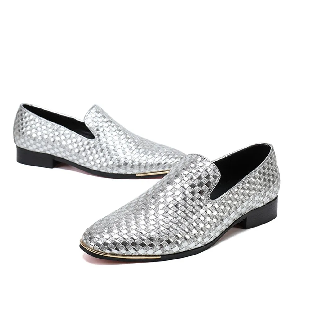 Men Slip On Oxford Shoes