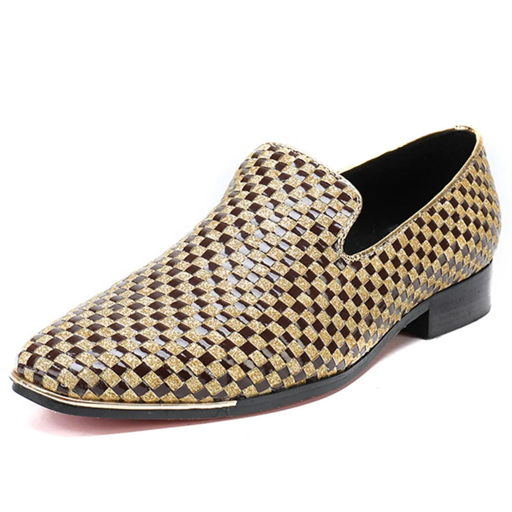 Men Slip On Oxford Shoes