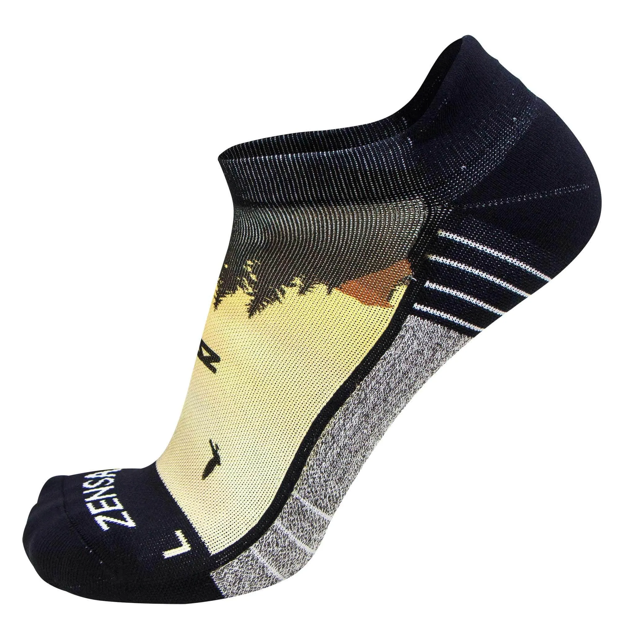 Mountain Sunset Socks (No Show)