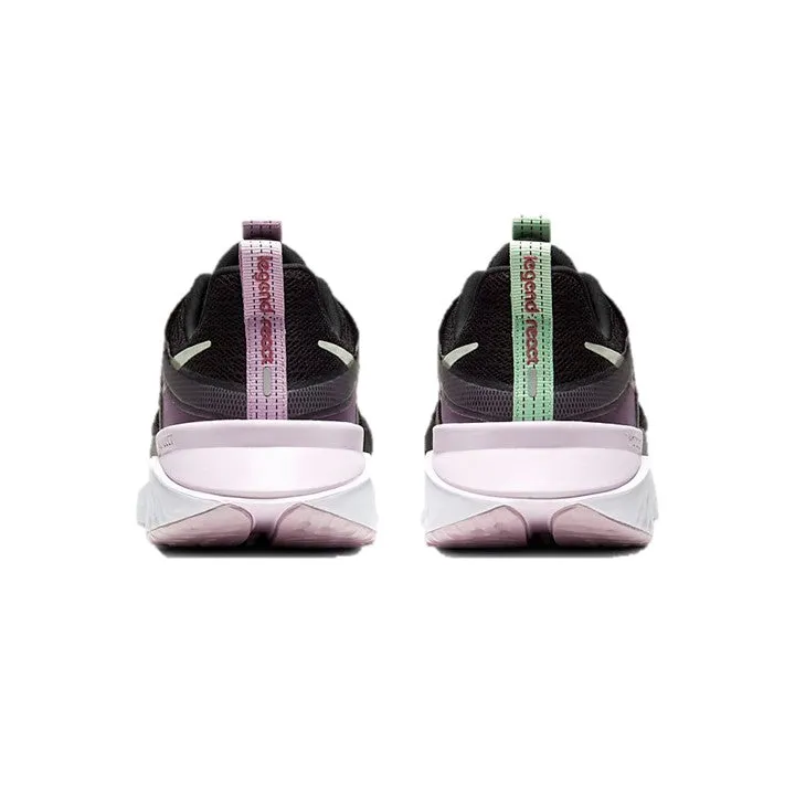 Nike Women'S Legend React 2 Running Shoes Black/Icedlilac/Lightviolet/Pistachiofrost