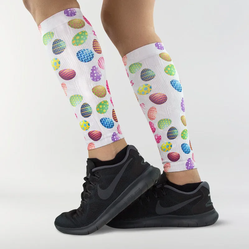 Painted Easter Eggs Compression Leg Sleeves