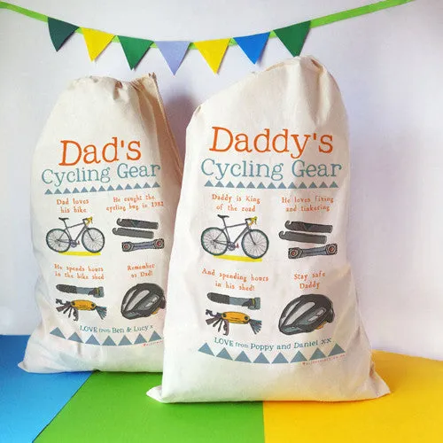 Personalised Cycling Story Sack