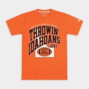 "Throwin' Idahoans" Bengals 1981 Football Tee