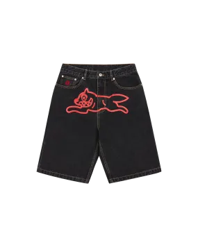 Running Dog Denim Shorts