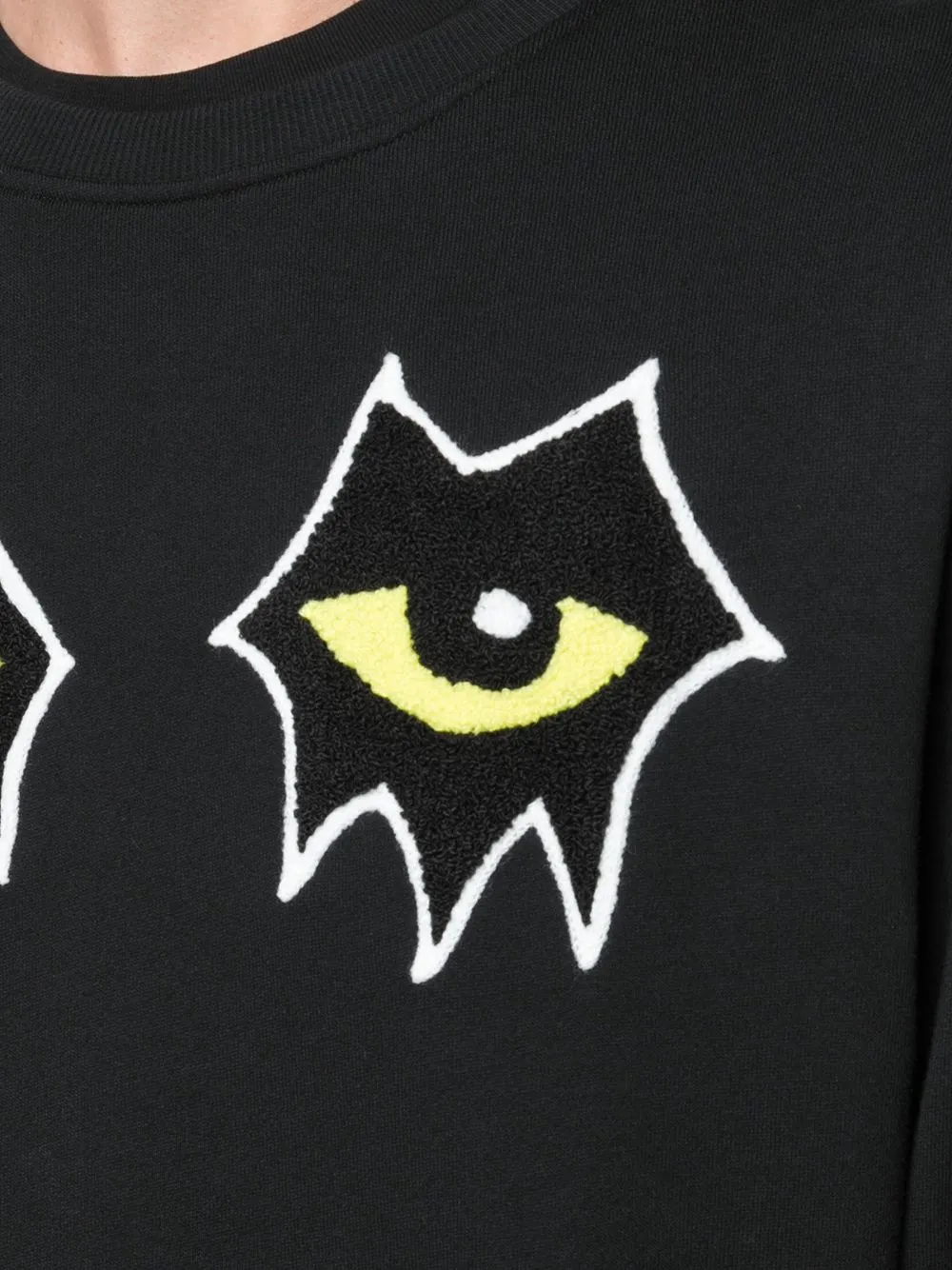 SIGNATURE EYES STANDARD SHOULDER CREWNECK BLACK