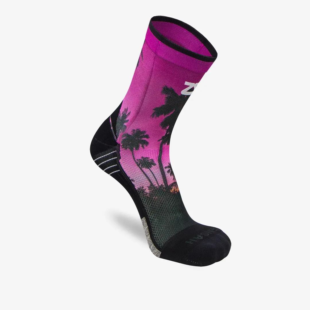 Tropical Palm Trees Socks (Mini-Crew)