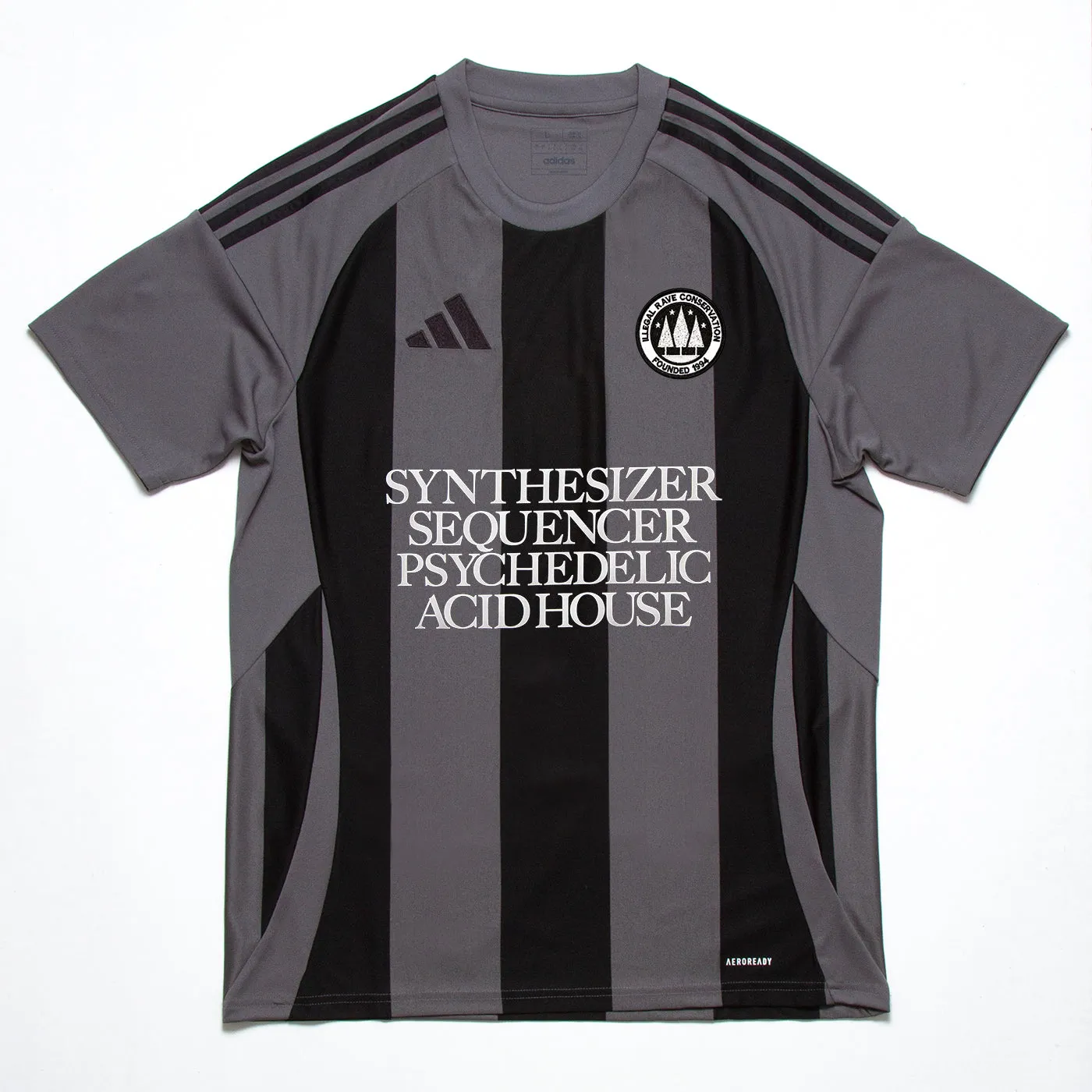 Wasted Heroes FC Striped Club - Jersey - Grey/Black