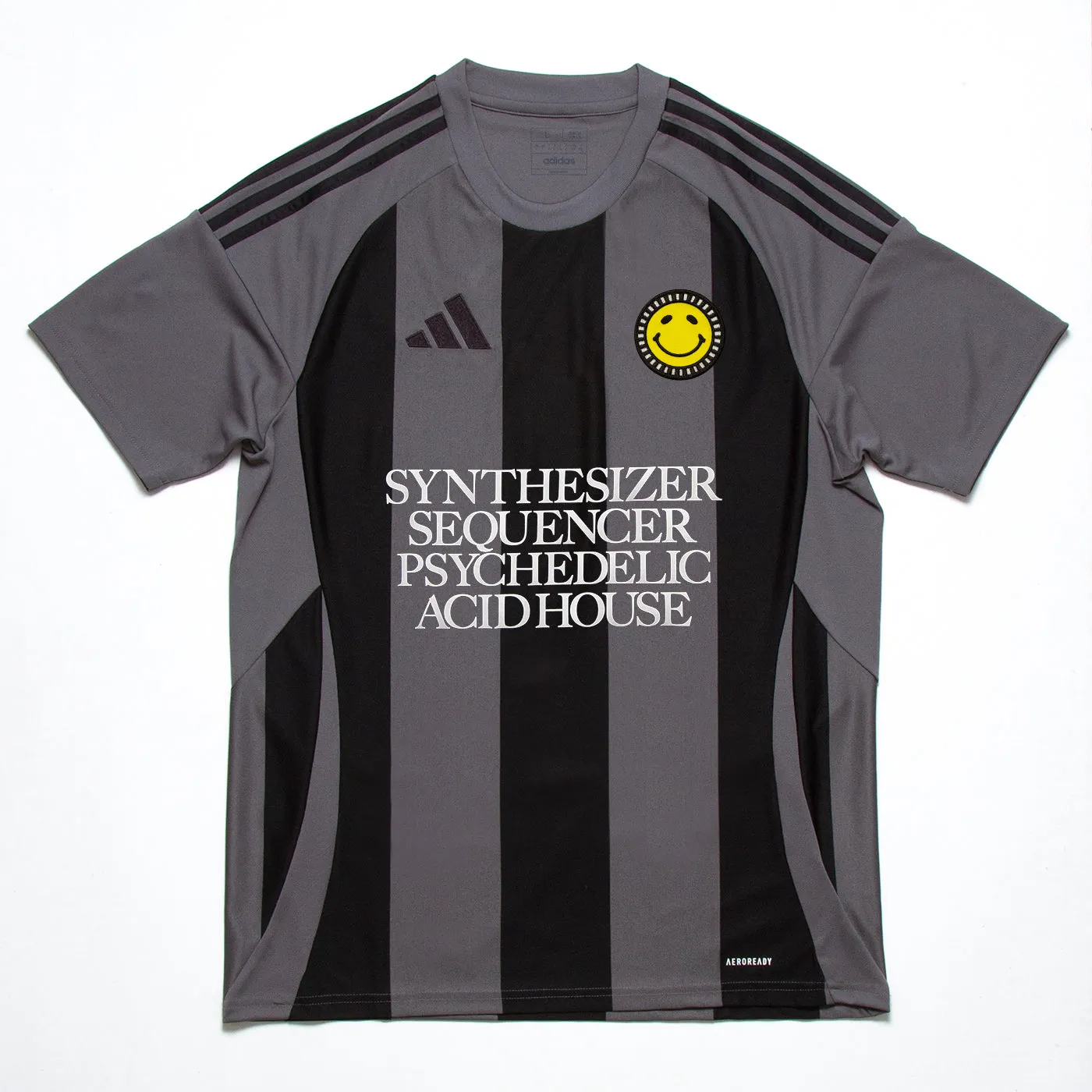 Wasted Heroes FC Striped Club - Jersey - Grey/Black